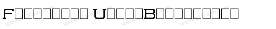 Formation UltraBold字体转换